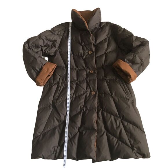 Vintage Schneiders Salzburg Coat Reversible Down Filled Sz 10 - Picture 13 of 16